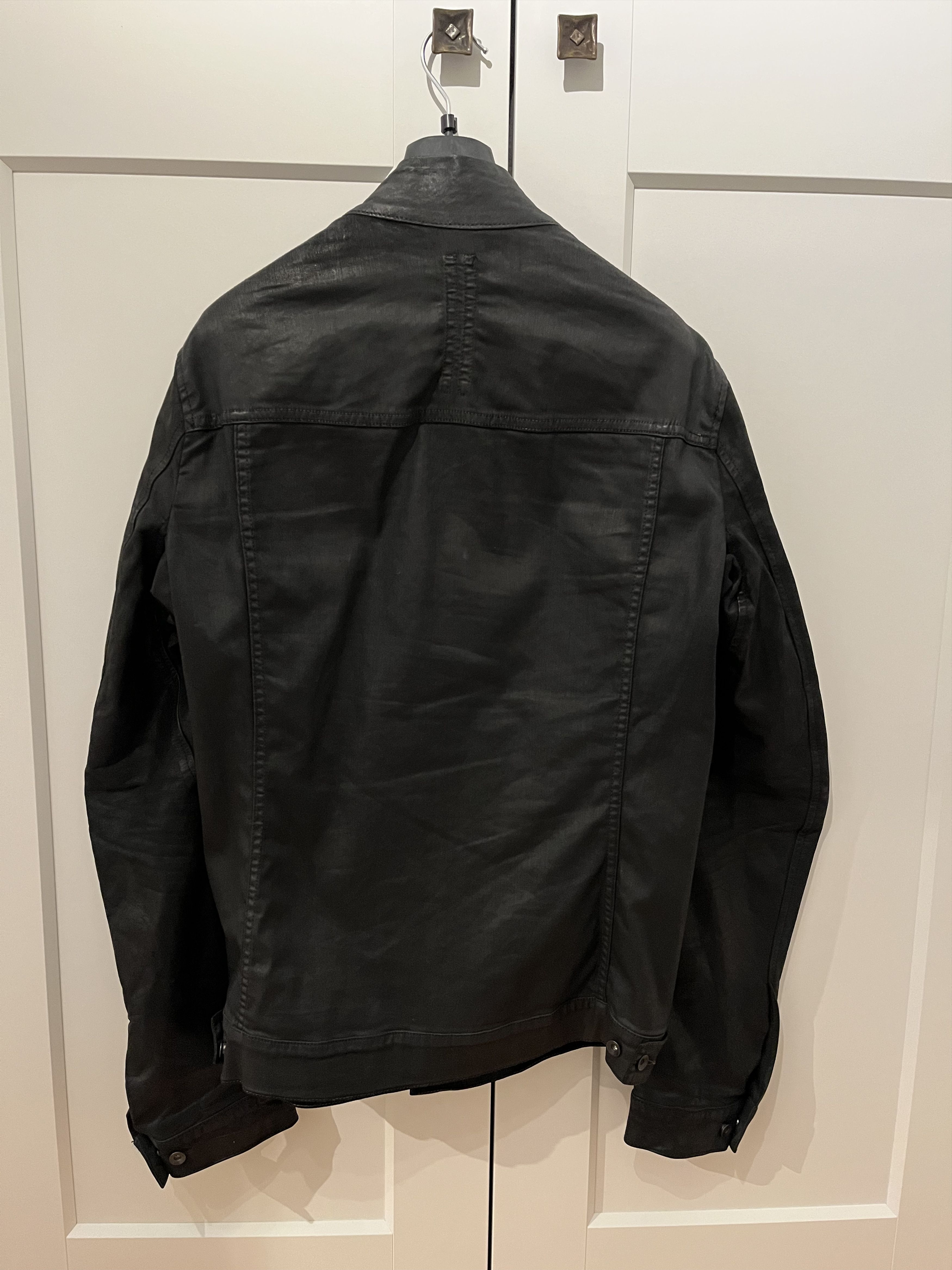Rick Owens Drkshdw Rick Owens DRKSHDW Leather Sleeve Slave Jacket Size US L / EU 52-54 / 3 - 11 Thumbnail