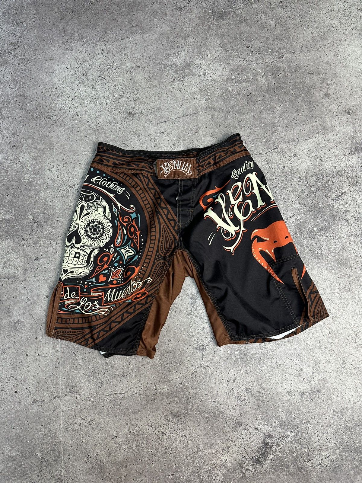 Vintage Venum MMA Muay Thai Shorts Mexico Logo Rare Archival, image size:1200x1600