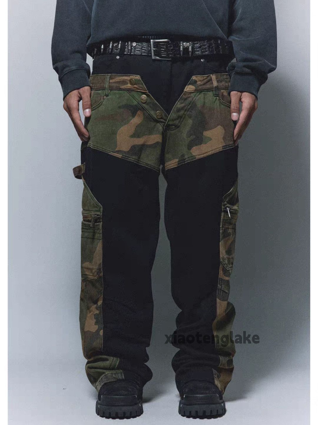 Vintage Utility punk yuppie grunge skate hiphop carpenter pants Size US 34 / EU 50 - 3 Thumbnail