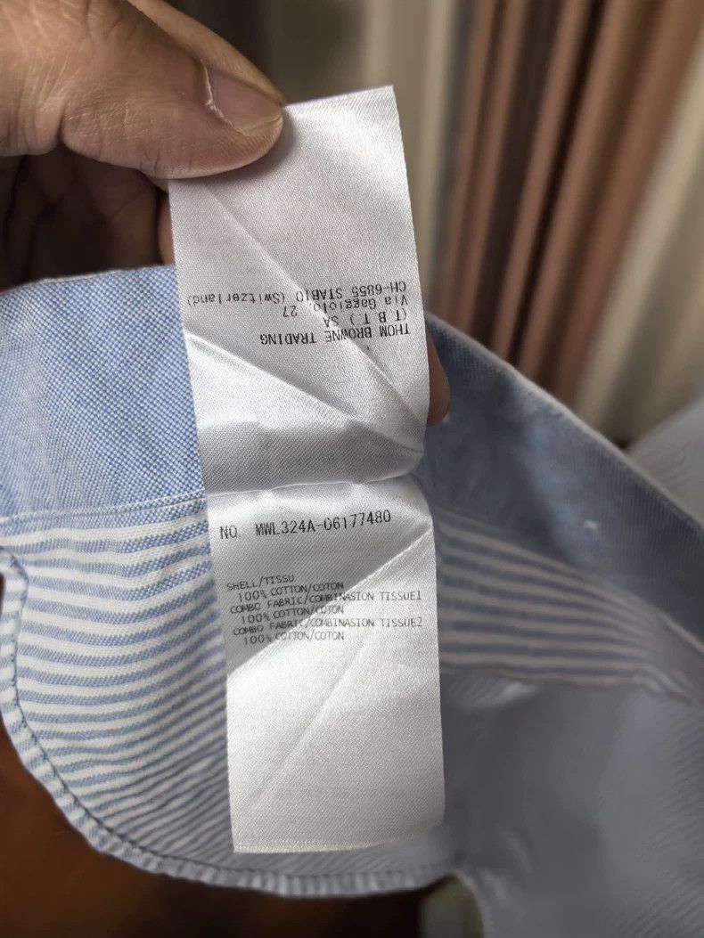 Thom Browne thom browneStitched four-bar shirt 2503-Nextarrow Size US XS / EU 42 / 0 - 6 Thumbnail