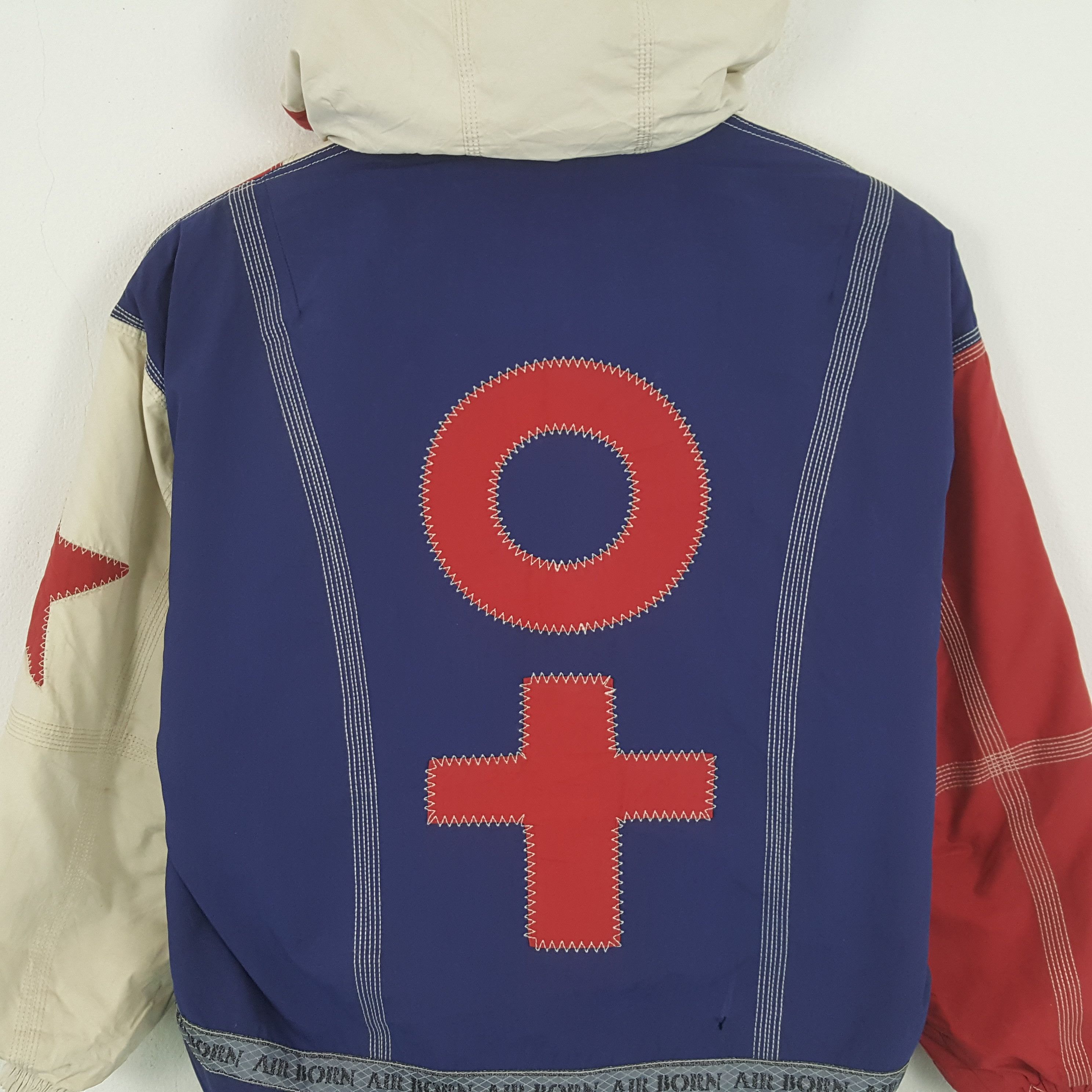 Japanese Brand × Vintage Vintage AIR BORN Japanese Streetwear Jacket c281n2 Size US XL / EU 56 / 4 - 4 Thumbnail