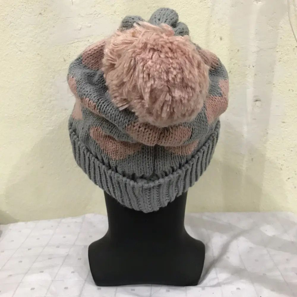 Japanese Brand Japanese Brand Bobble Beanie Hat Size ONE SIZE - 5 Thumbnail