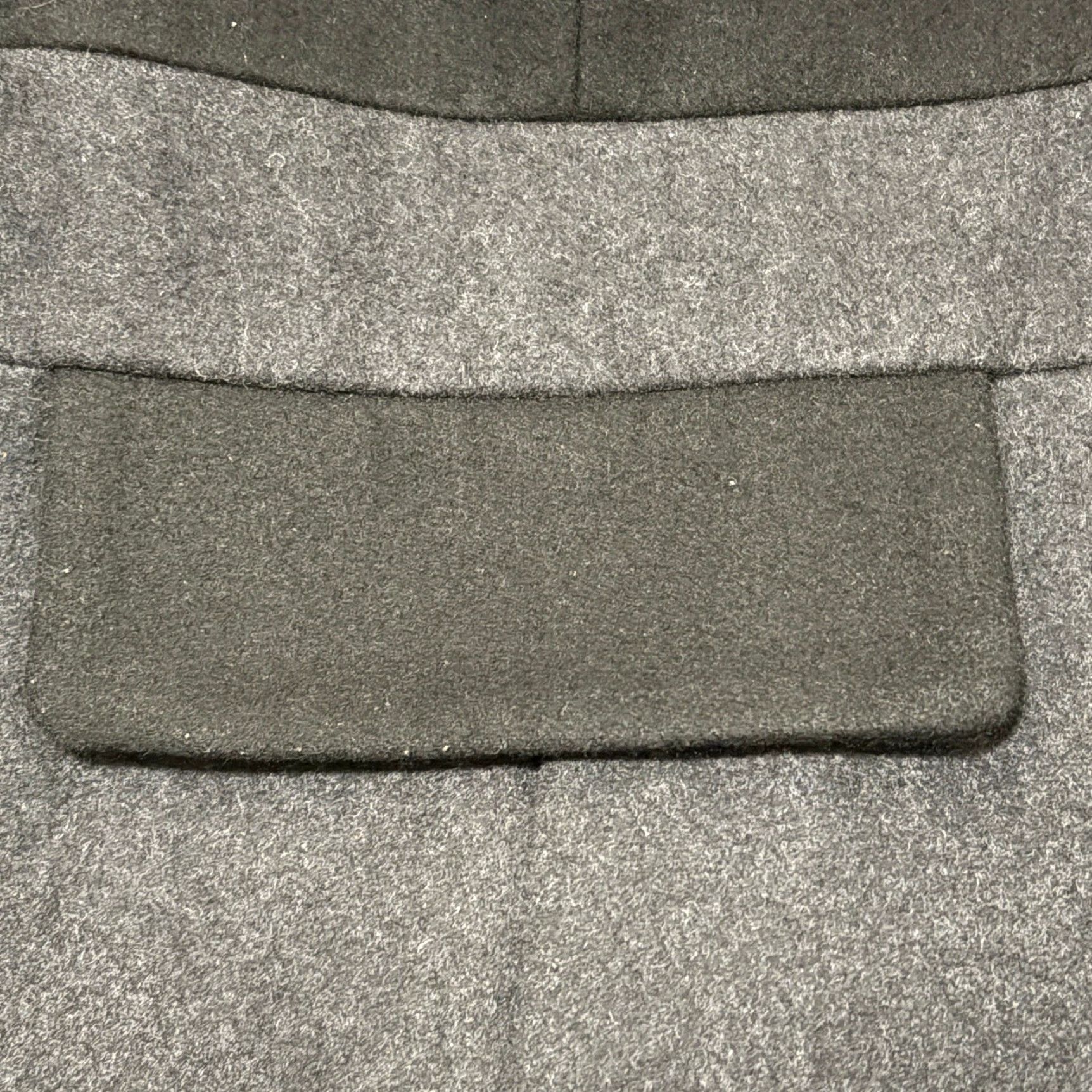 Guess GUESS Coat Women Large Long Black Gray Colorblock Hooded Wool Blend Pea Classic Size L / US 10 / IT 46 - 7 Thumbnail