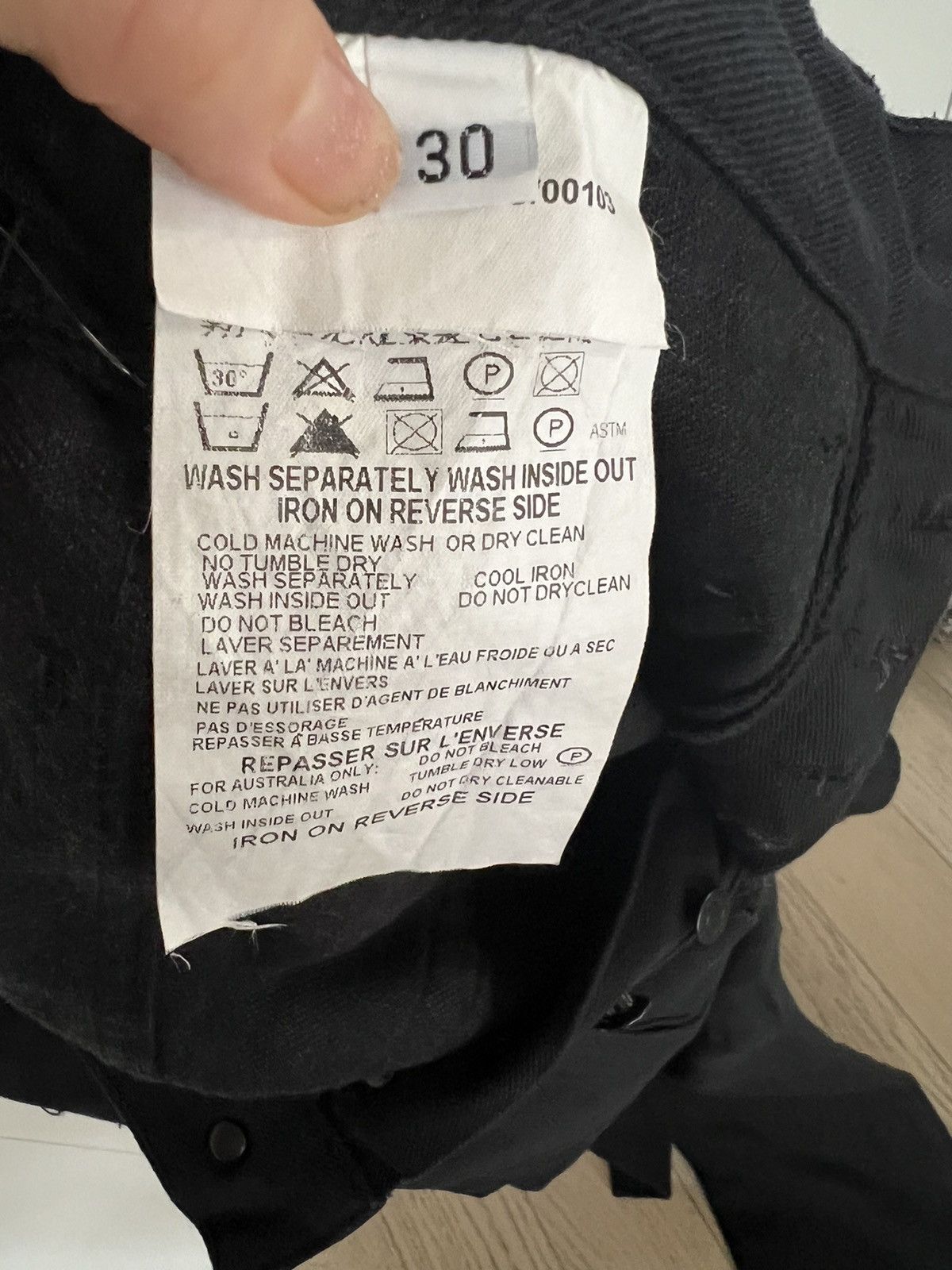 Helmut Lang RARE ARCHIVE Vintage Helmut Lang “Pocket” Jeans Size US 30 / EU 46 - 12 Thumbnail