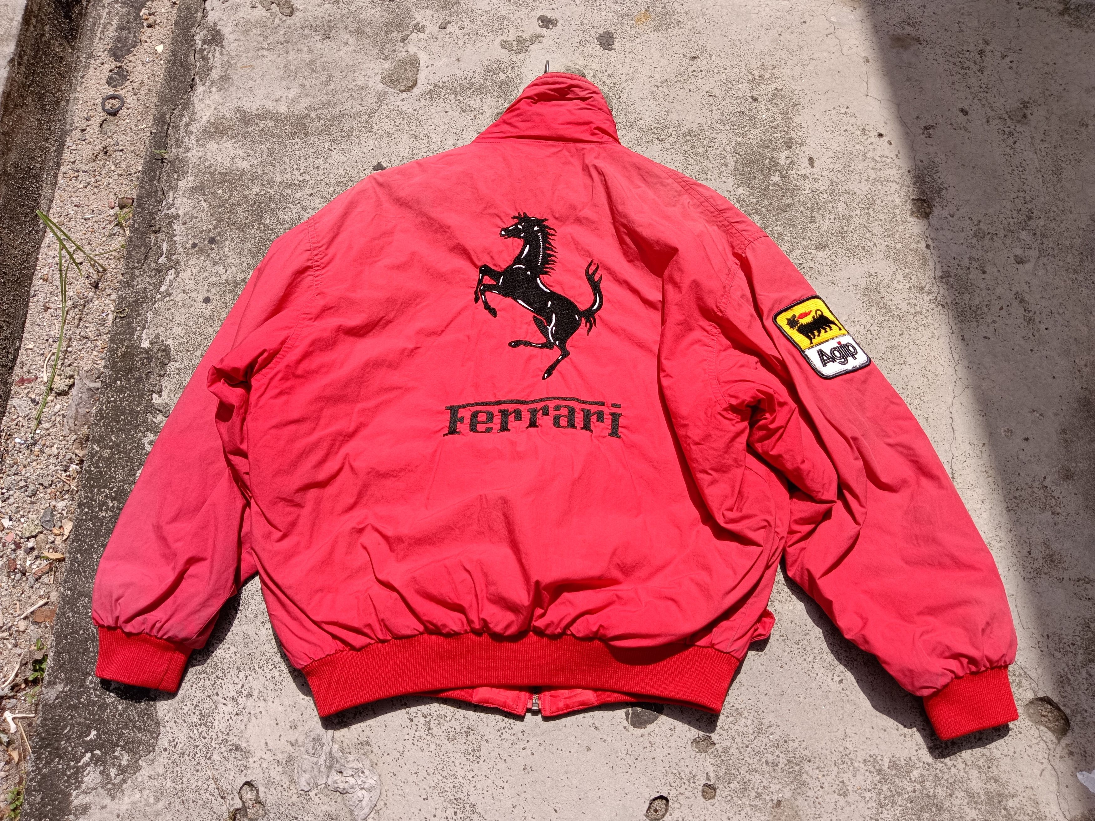 Ferrari 🔥 VINTAGE FERRARI 🐎JACKET 🔥 sun feded 🔥 VERY RARE 🔥 Size US L / EU 52-54 / 3 - 1 Thumbnail