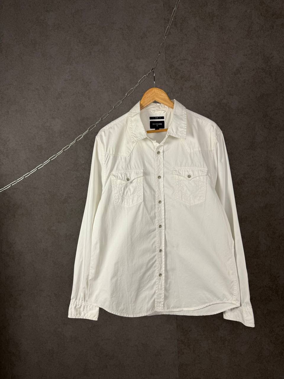 True Religion True Religion designer double pocket shirt Size US L / EU 52-54 / 3 - 1 Thumbnail