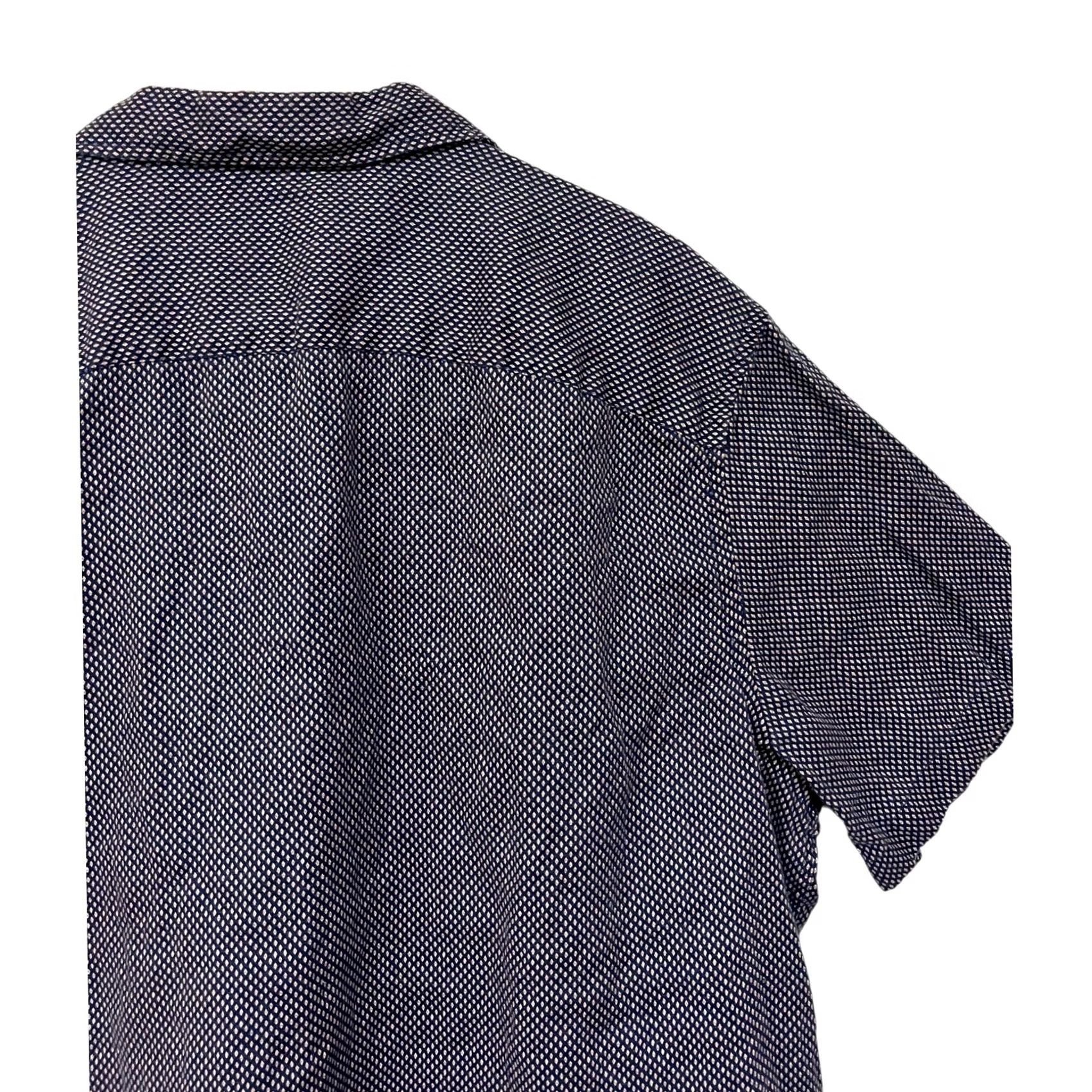 UNTUCKit VINTAGE UnTuckIt Shirt Blue Mens 2XL Linen Button Front Pocket XX-Large Shirt Button-Up Breathable Lightweight Casual Beach Size US XXL / EU 58 / 5 - 5 Thumbnail