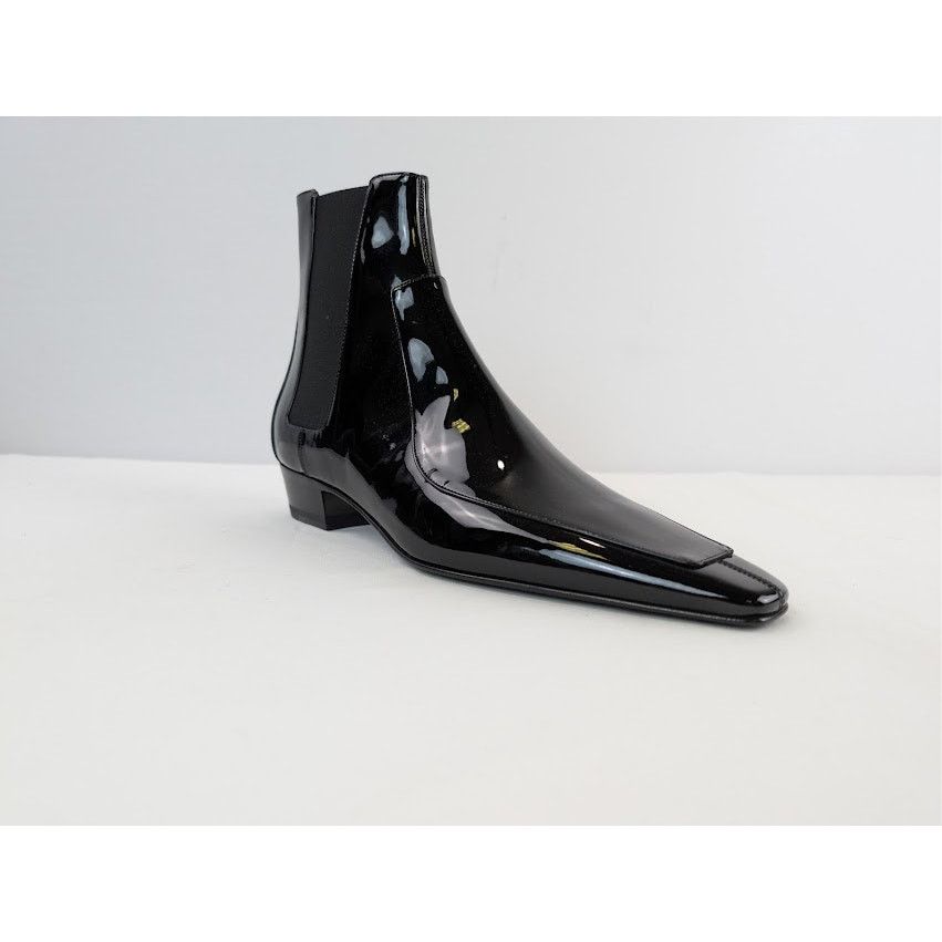 Saint Laurent Paris o1rshd1 Leather Paolo 30 Chelsea Boots in Nero Size US 9 / EU 42 - 4 Thumbnail