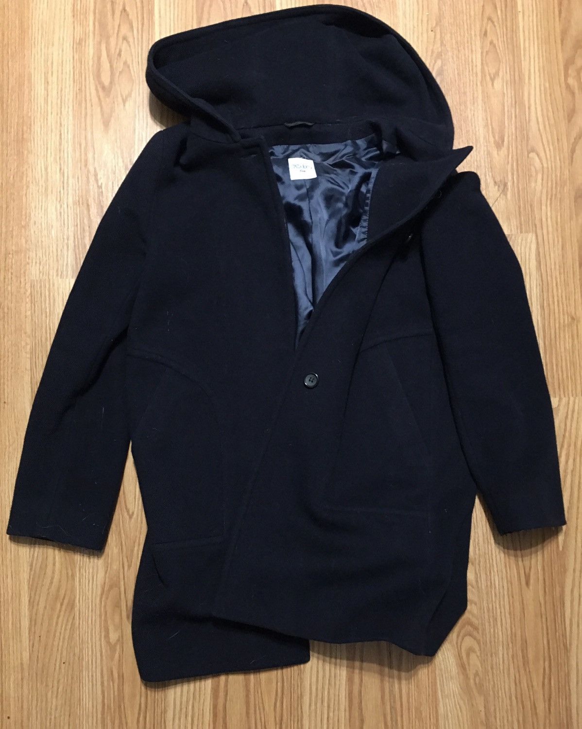 Cinzia Rocca CINZIA ROCCA Wool Cashmeres Dark Blue Coat EU38 US8 Size M / US 6-8 / IT 42-44 - 5 Thumbnail