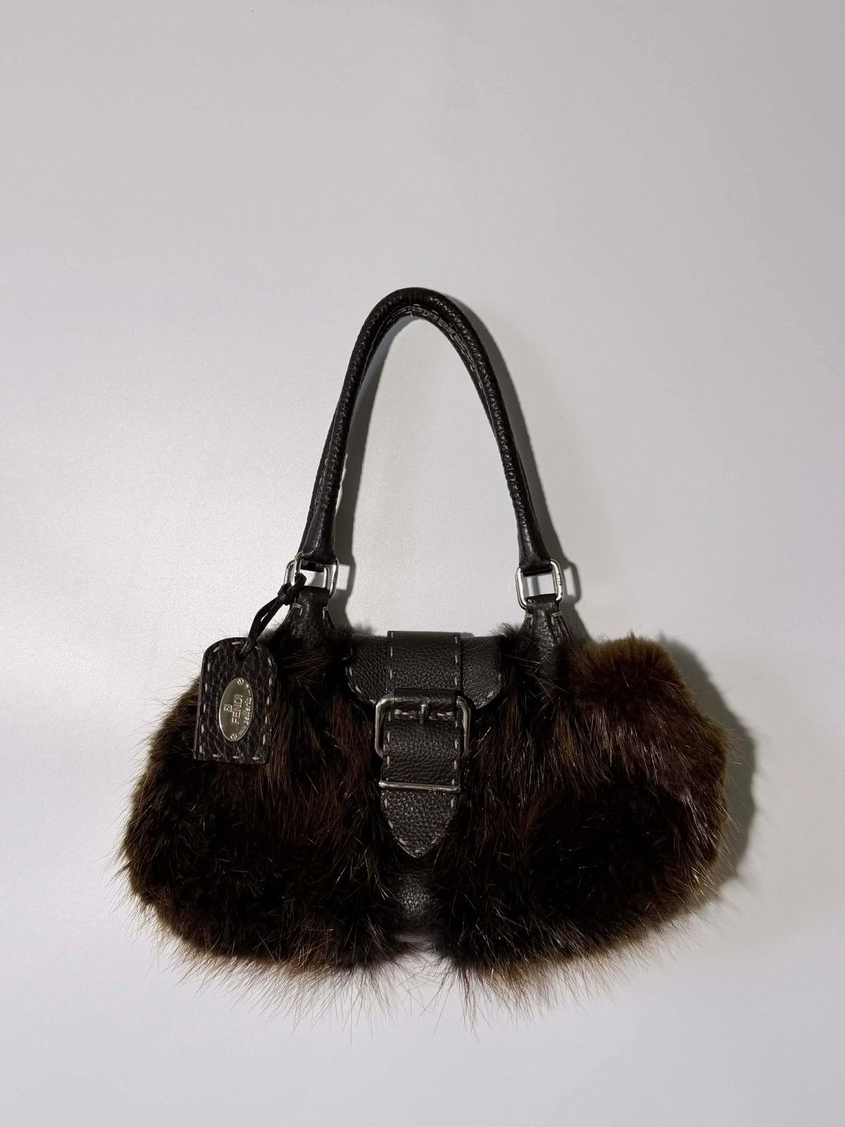 Fendi Fendi Selleria Fur Shoulder Bag Size ONE SIZE - 1 Thumbnail