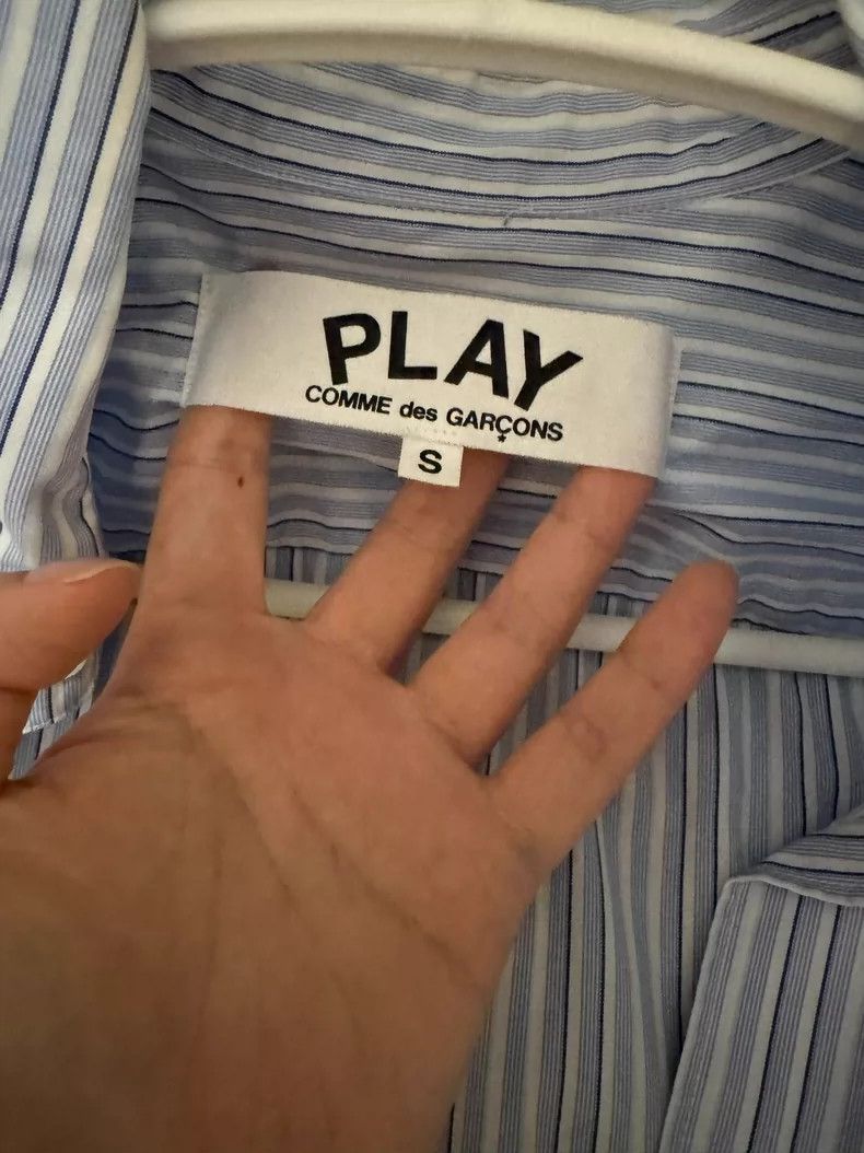 Comme des Garcons Comme Des Garcons Striped heart-shaped shirt 2505-Nextarrow Size US S / EU 44-46 / 1 - 2 Thumbnail