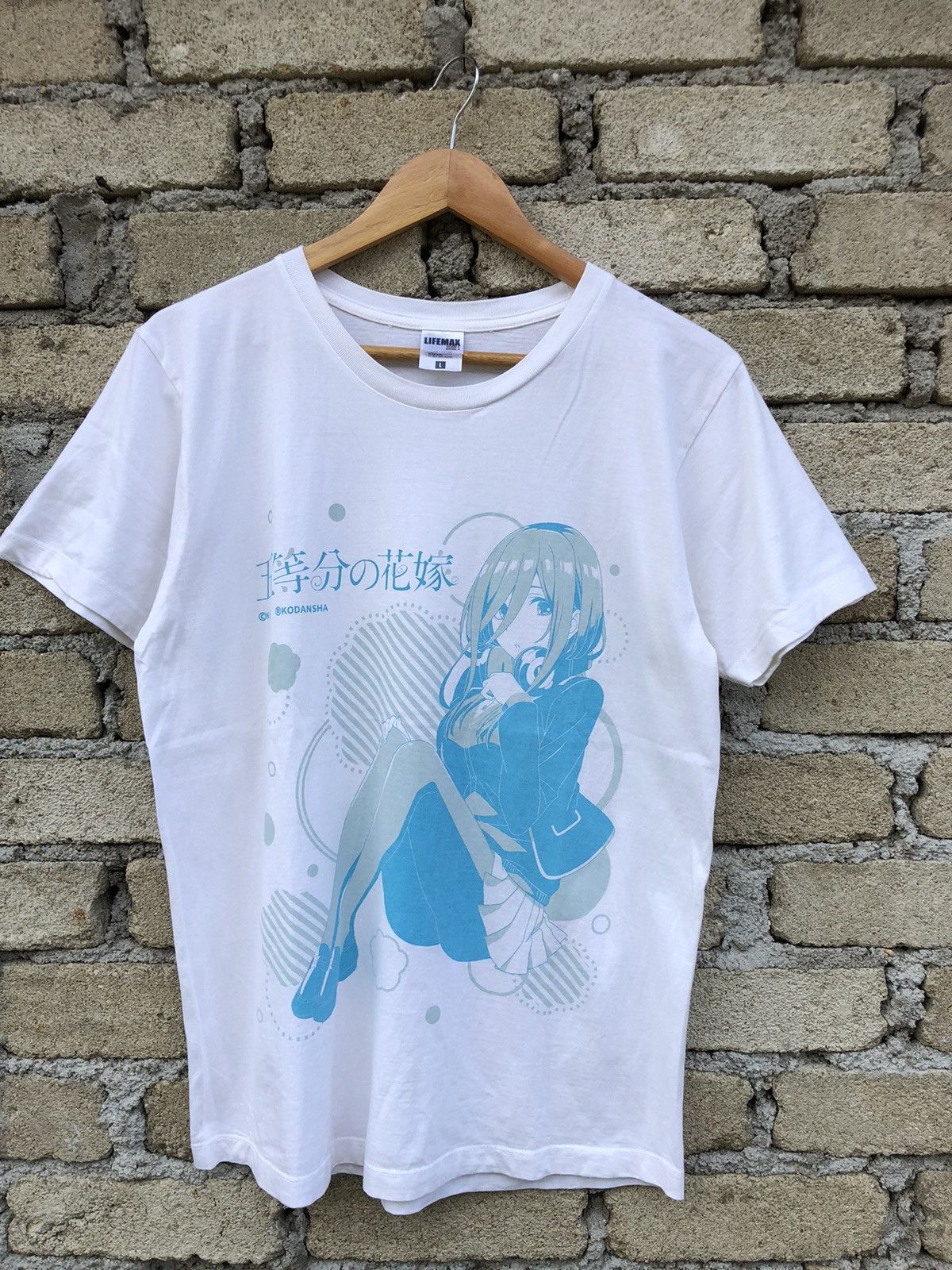 Anime × Japanese Brand × Vintage TV Anime The Quintessential Quintuplets Nakano Miku Tee Size US L / EU 52-54 / 3 - 1 Thumbnail