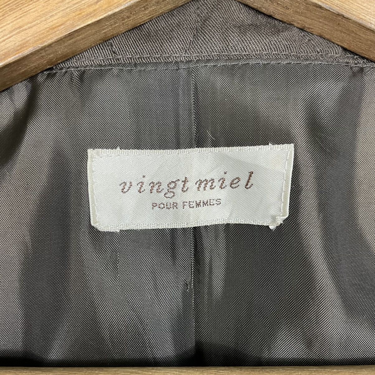 Other Japanese Brand Vingt Miel Pour Femmes Double Breasted Jacket Size M / US 6-8 / IT 42-44 - 15 Thumbnail