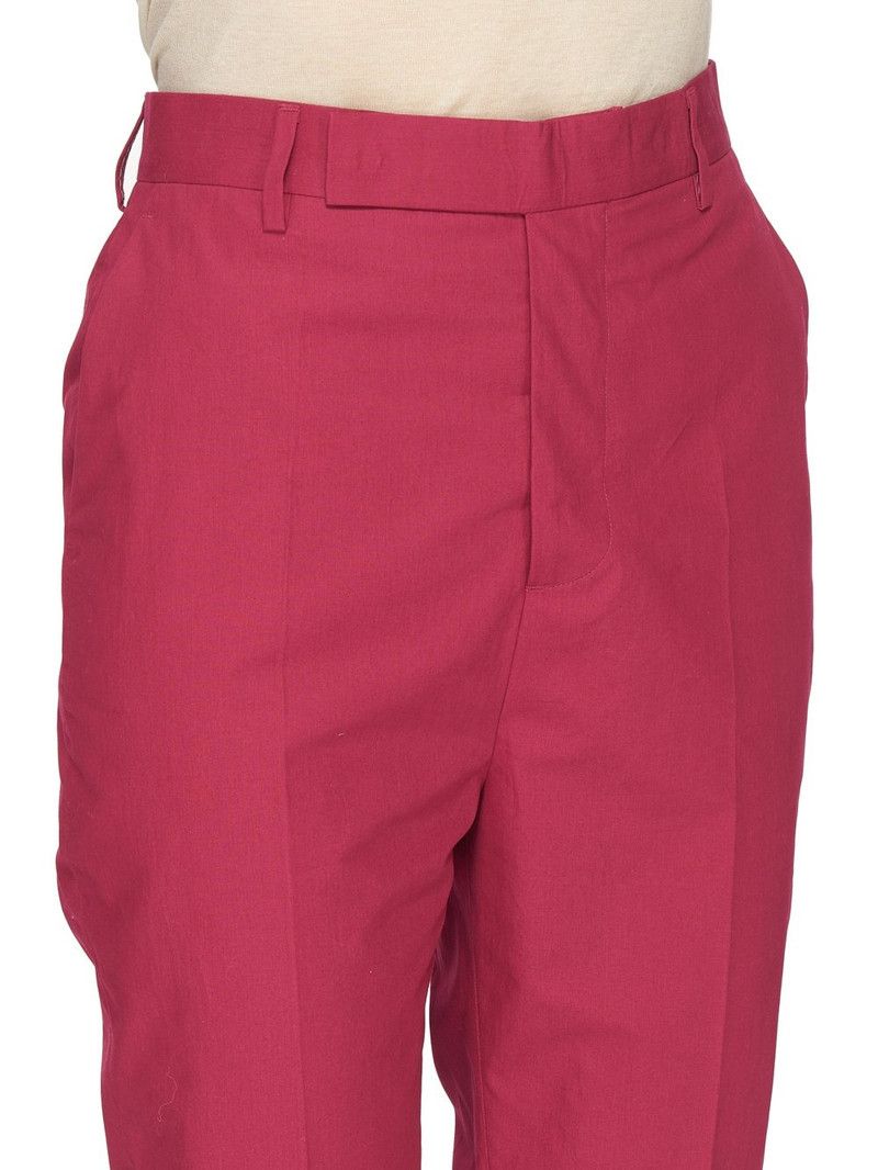 Rick Owens o1y0126 Casual Pant in Magenta Size 28" / US 6 / IT 42 - 4 Thumbnail