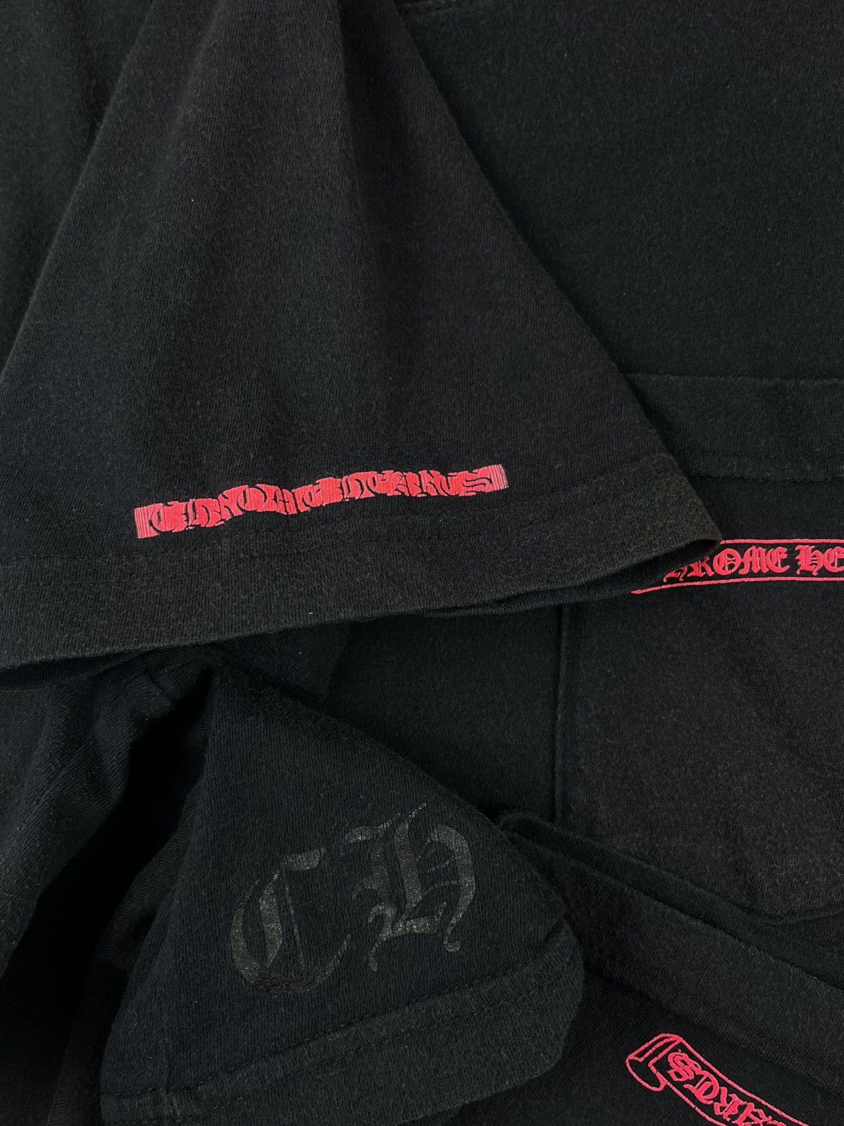 Chrome Hearts Chrome Hearts Made In Hollywood Pink Logo Pocket Tshirt Size US M / EU 48-50 / 2 - 4 Thumbnail