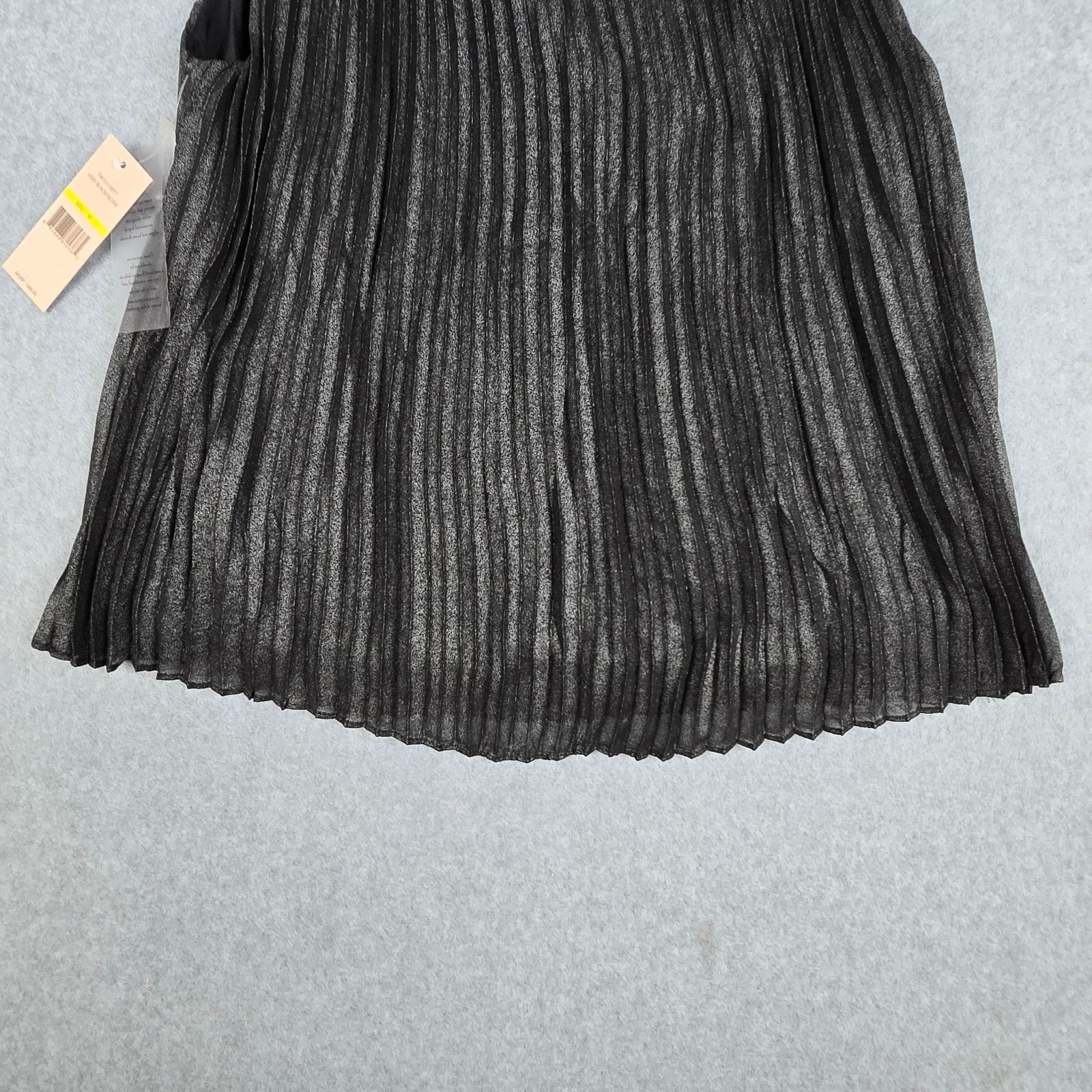 Nanette Lepore Nanette Lepore Medium Blk Sleeveless Accordion Pleat Blouse Size M / US 6-8 / IT 42-44 - 8 Thumbnail