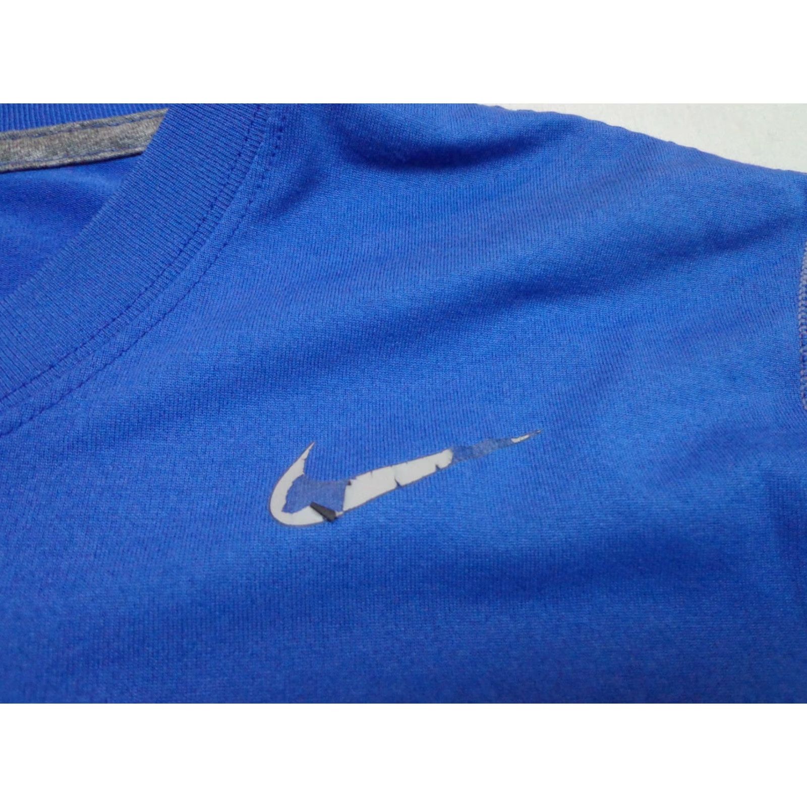 Nike Nike Dri-Fit T Shirt Size Large Men Blue Swoosh Athletic Crew Neck Short Sleeve Vintage No Size US L / EU 52-54 / 3 - 3 Thumbnail