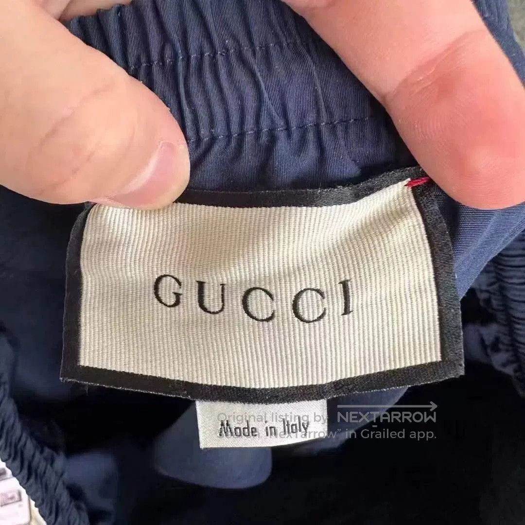 Gucci Gucci Red Green Stripe Small Logo Shorts. Size US 32 / EU 48 - 2 Thumbnail