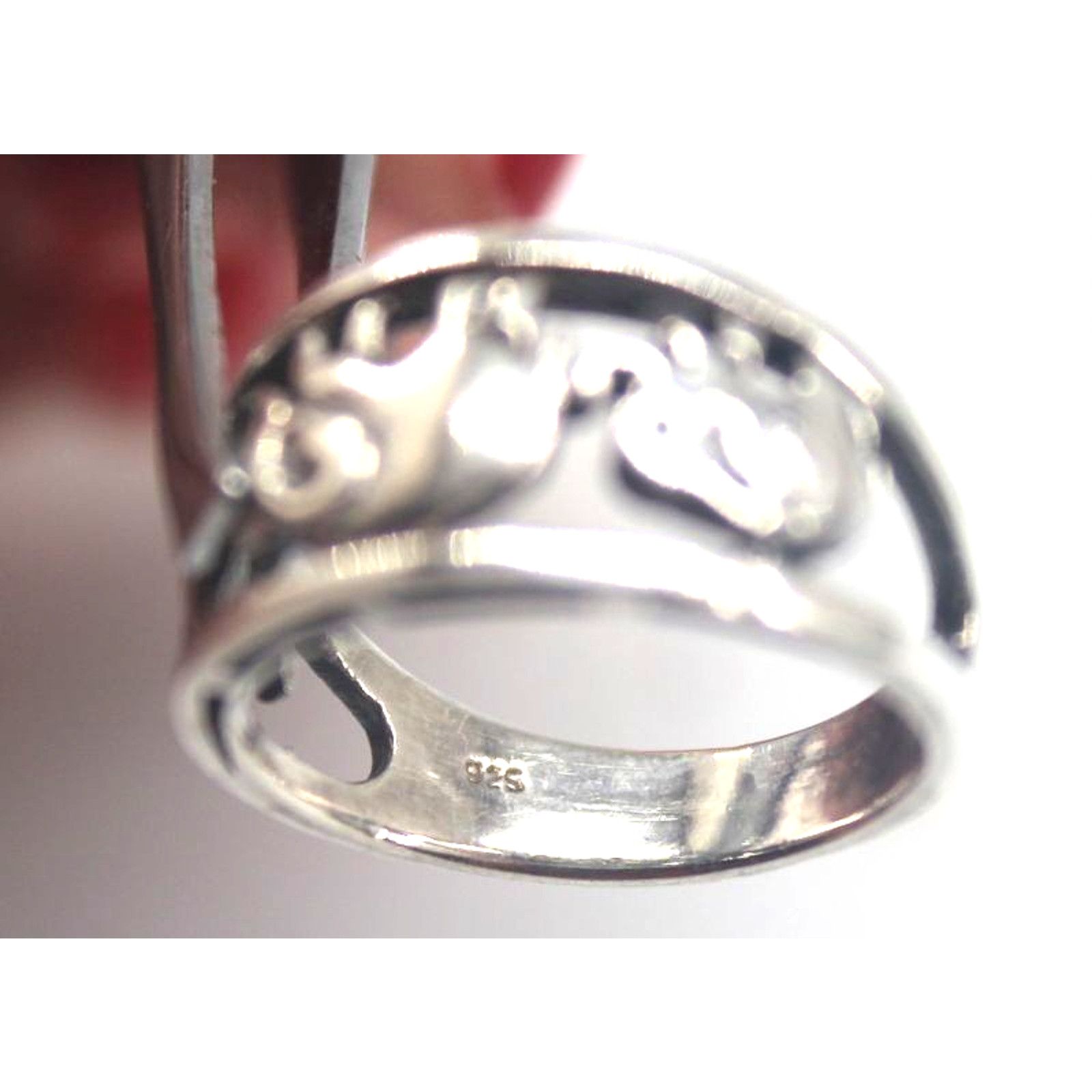 Other 3 Little Elephants Ring •Mother & Babies • Sz 6 • 925 Silver Size ONE SIZE - 6 Thumbnail