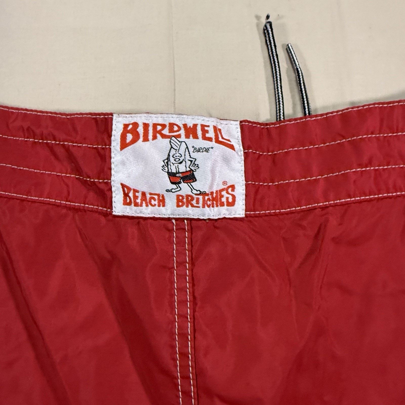 Britches Birdwell Beach Britches Red Nylon Swim Board Shorts Mens 38 Size US 38 / EU 54 - 6 Thumbnail