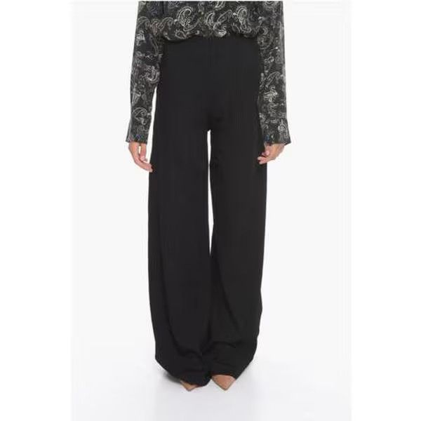 Balenciaga o1mt1gz1224 Palazzo Pants in Black Size 28" / US 6 / IT 42 - 1 Thumbnail