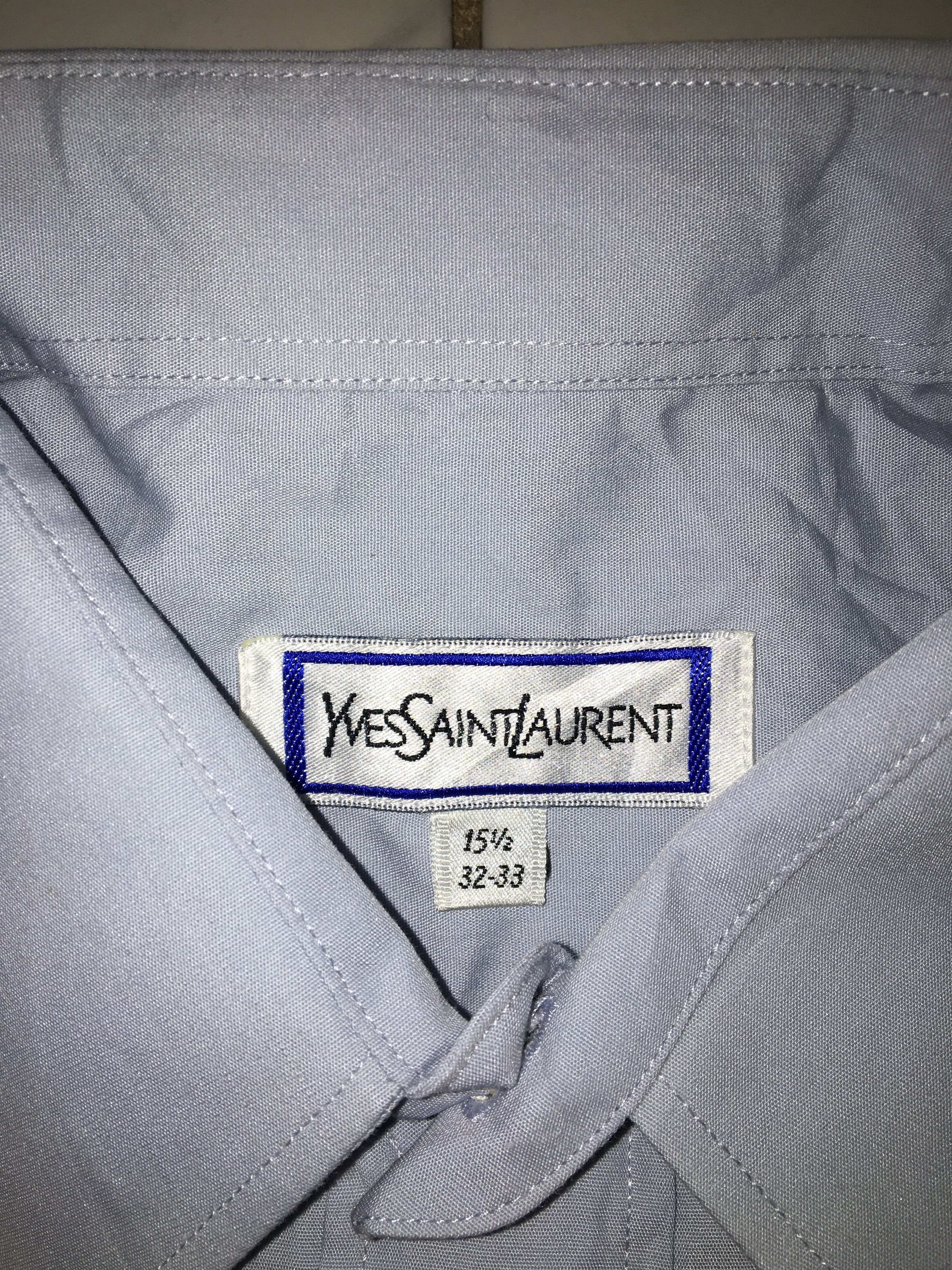 Yves Saint Laurent Yves Saint Laurent Button Ups Size US L / EU 52-54 / 3 - 4 Thumbnail