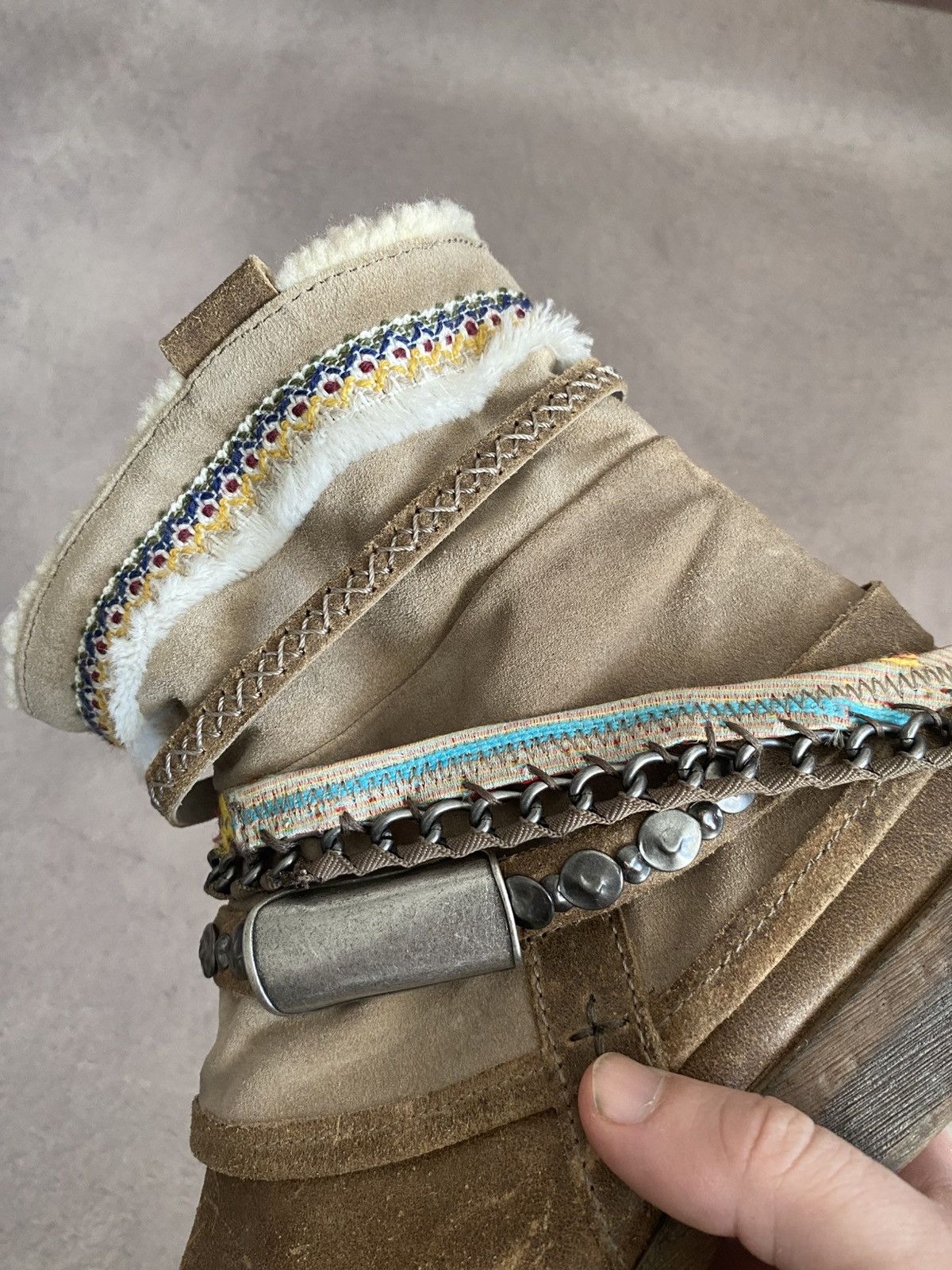 Japanese Brand × Vintage Leather as98 If Six Was Nine style vintage boots shoes Size US 9 / IT 39 - 5 Thumbnail