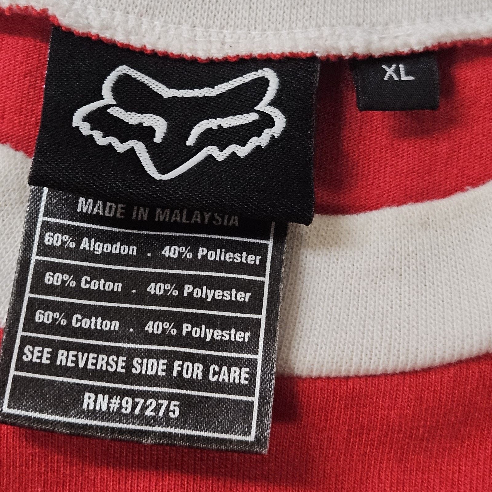 Fox Racing Fox Racing Jersey Motorcross BMX Vintage 90s Pro Issue XL Size US XL / EU 56 / 4 - 7 Thumbnail