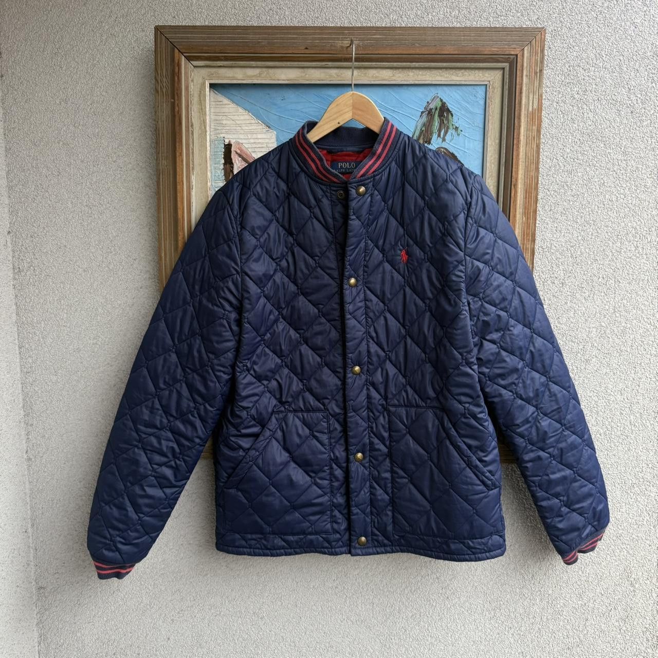 Polo Ralph Lauren Ralph Lauren Polo Quillted Jacket Navy Preppy Size US S / EU 44-46 / 1 - 1 Thumbnail