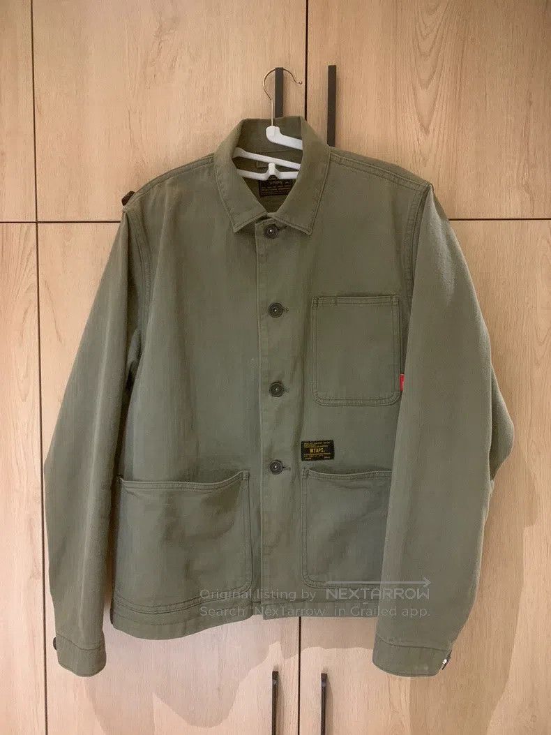 Wtaps Wtaps Olive Green Workwear Jacket Size US S / EU 44-46 / 1 - 3 Thumbnail