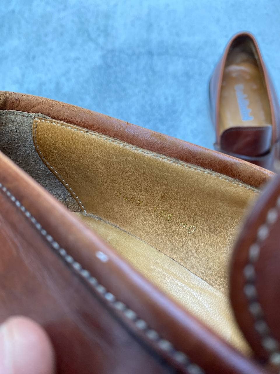Other Vintage Guidi Prada style Leather Faded Shoes Size US 7 / EU 40 - 18 Thumbnail