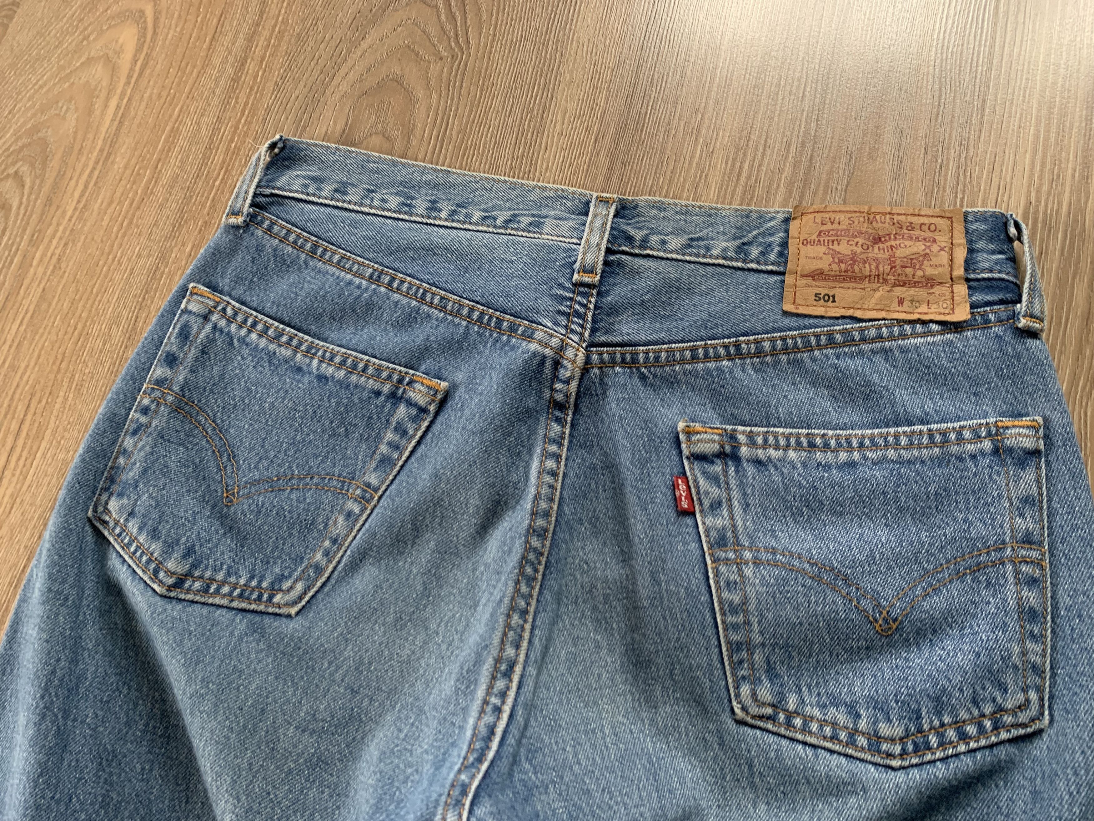 Women’s Levis 501 Blue Denim Jeans