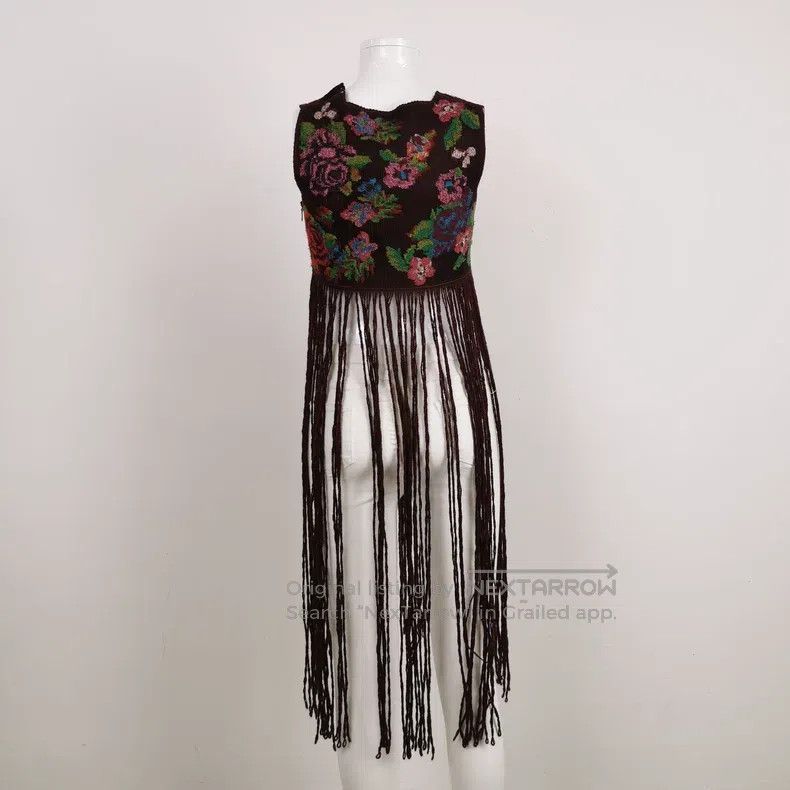 Valentino Valentino Floral fringed top Size S / US 4 / IT 40 - 2 Thumbnail