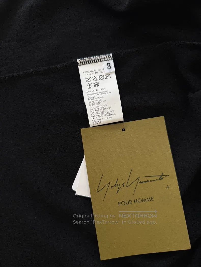Yohji Yamamoto Yohji Yamamoto 24AW Main Line Show Cashmere Collar long sl Size US L / EU 52-54 / 3 - 5 Thumbnail