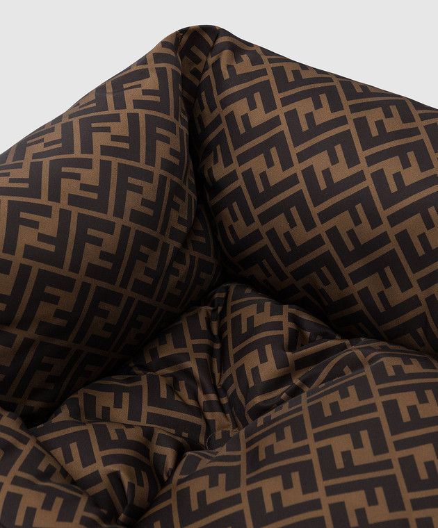 Fendi o1s1wg111224 Size: OS / FF Pattern Dog Bed in Brown Size ONE SIZE - 3 Thumbnail