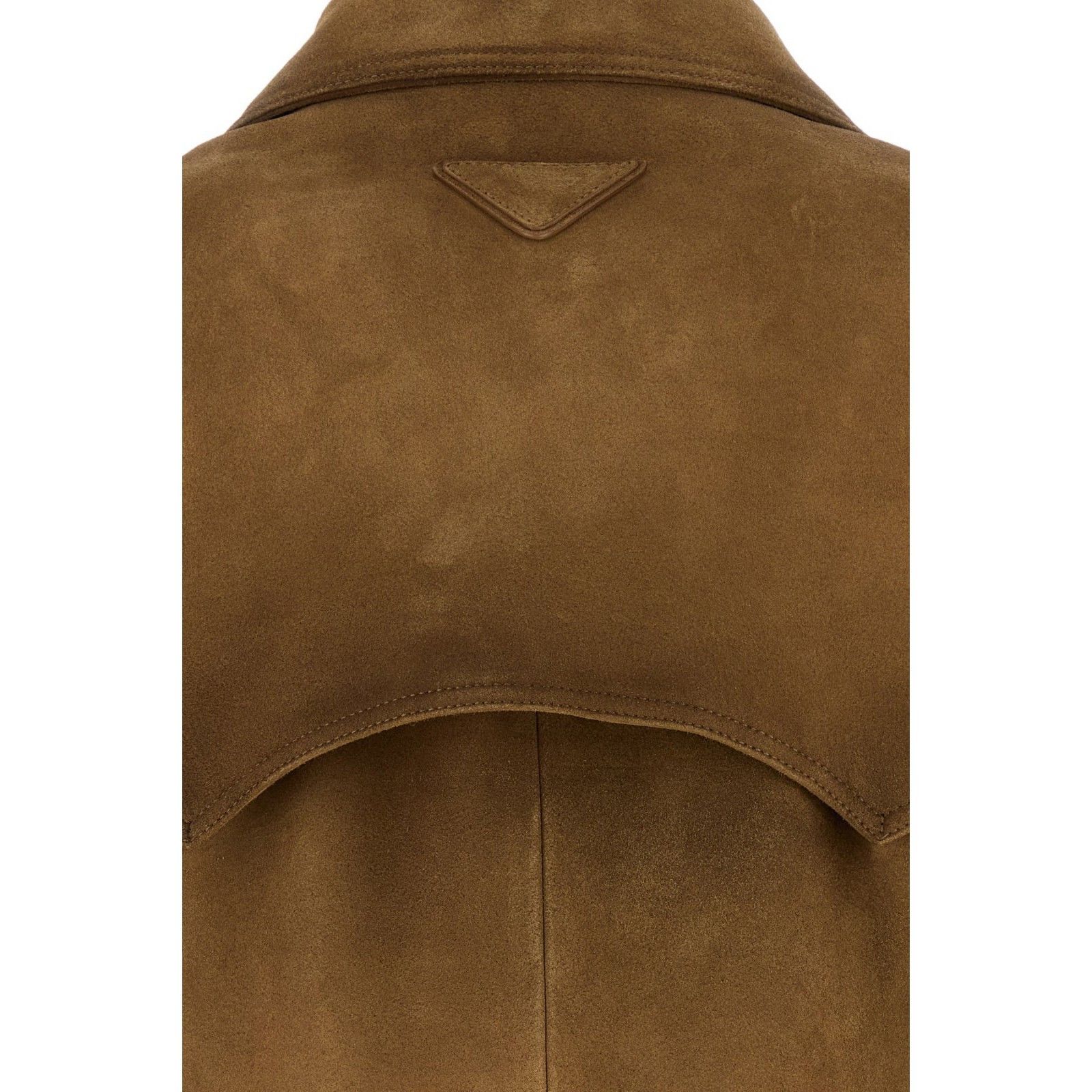 Prada PRADA Brown Suede Jacket New & Authentic (Men's size:52;) Size US L / EU 52-54 / 3 - 3 Thumbnail