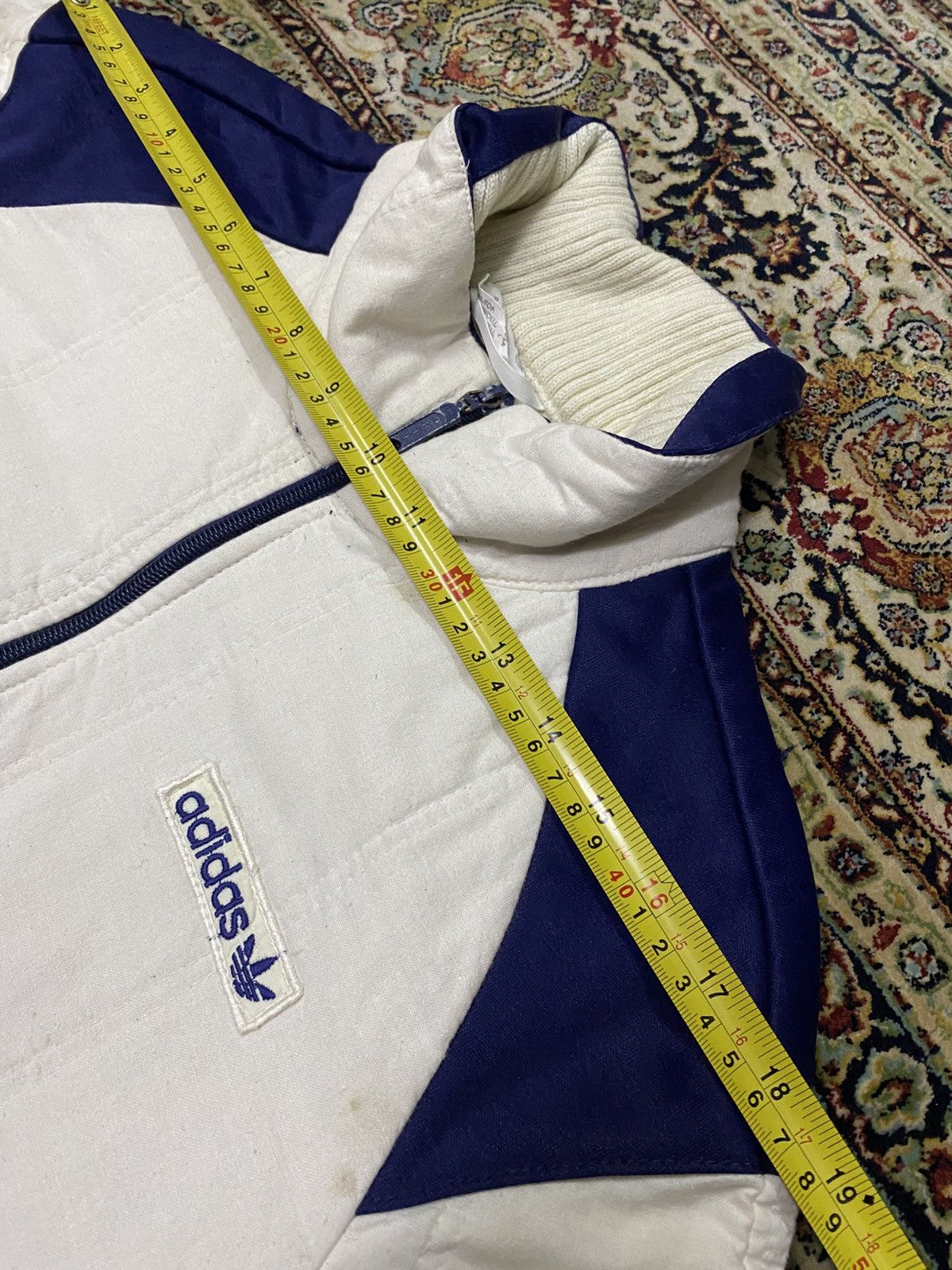 Adidas × Vintage Vintage Adidas Jacket Zipper Opti Made Finland Size US S / EU 44-46 / 1 - 14 Thumbnail