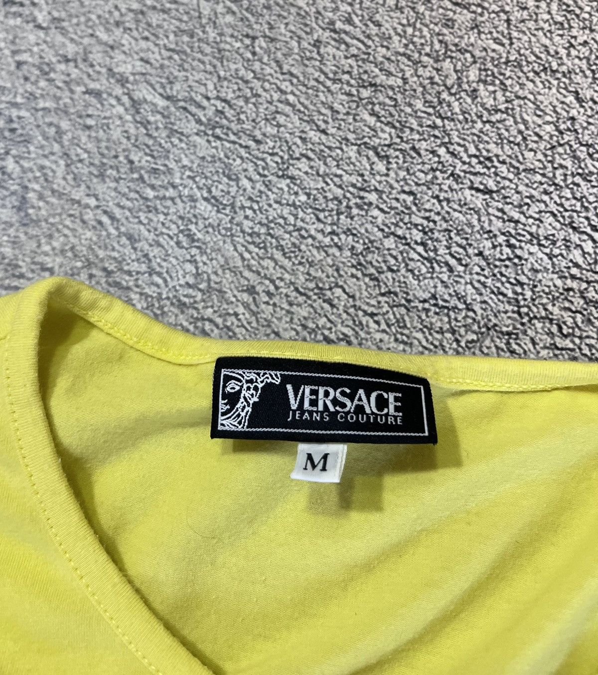 Versace Jeans Couture Versace Jeans Couture Yellow Floral Long Sleeve Top M Stretc Size M / US 6-8 / IT 42-44 - 8 Thumbnail