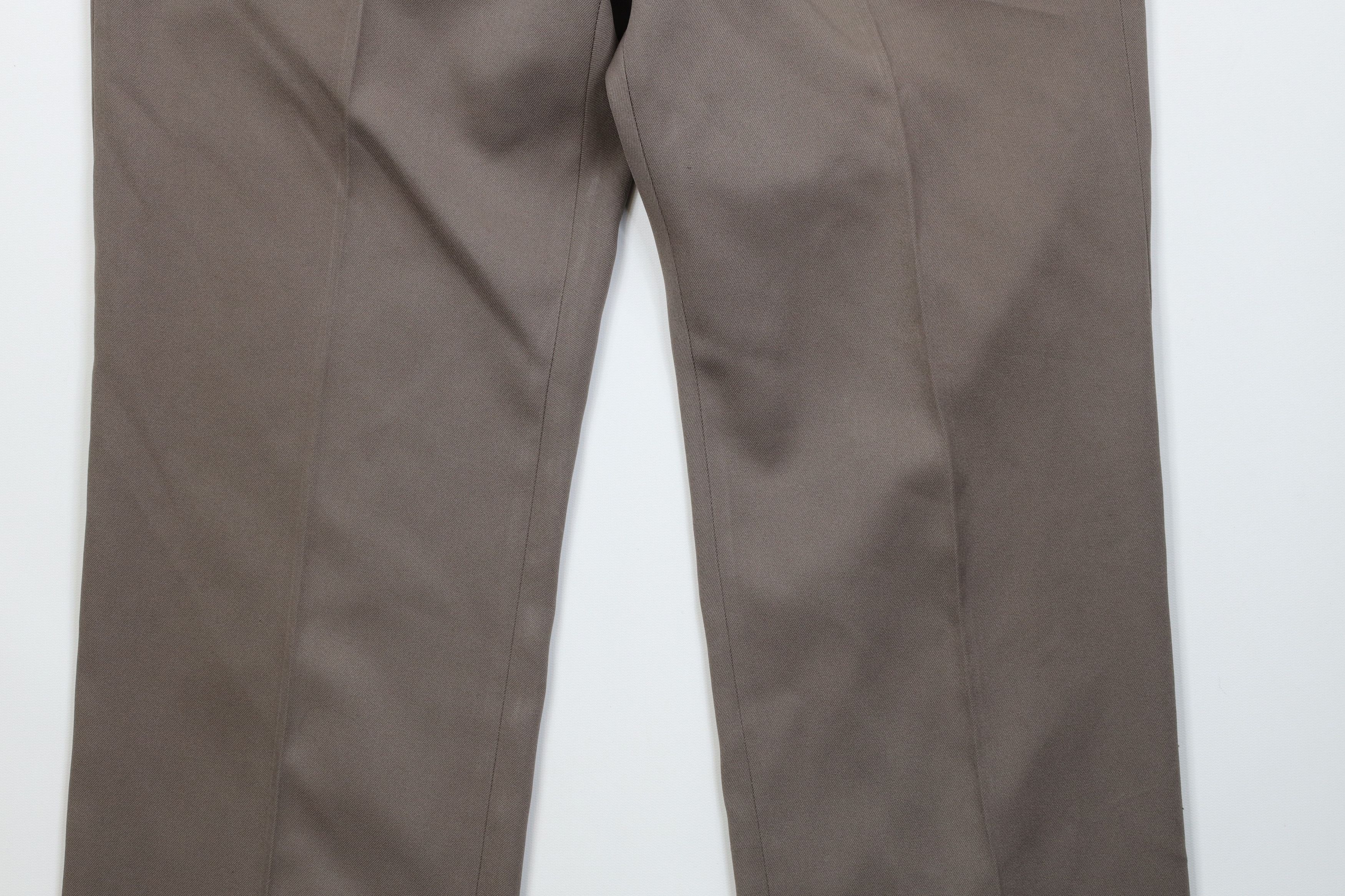 Vintage Vintage 70s Streetwear Knit Wide Leg Chino Pants Beige USA Size US 36 / EU 52 - 4 Thumbnail