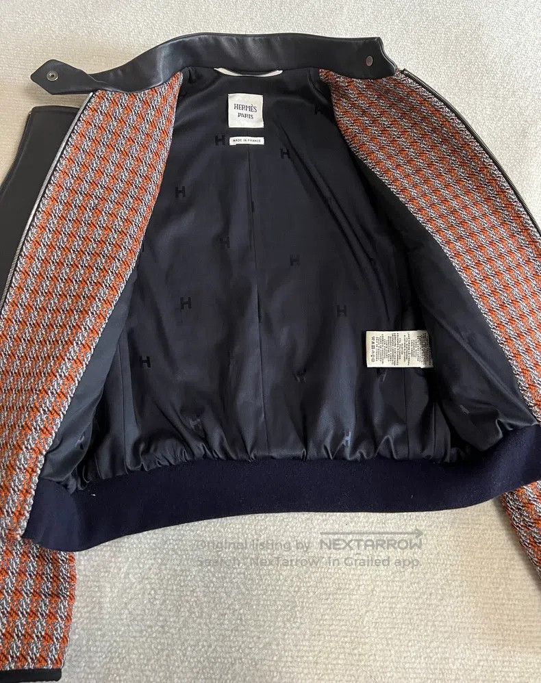 Hermes Hermes High-End Series Show Model Houndstooth Patch Leathe Size XXS / US 00 / IT 34 - 8 Thumbnail