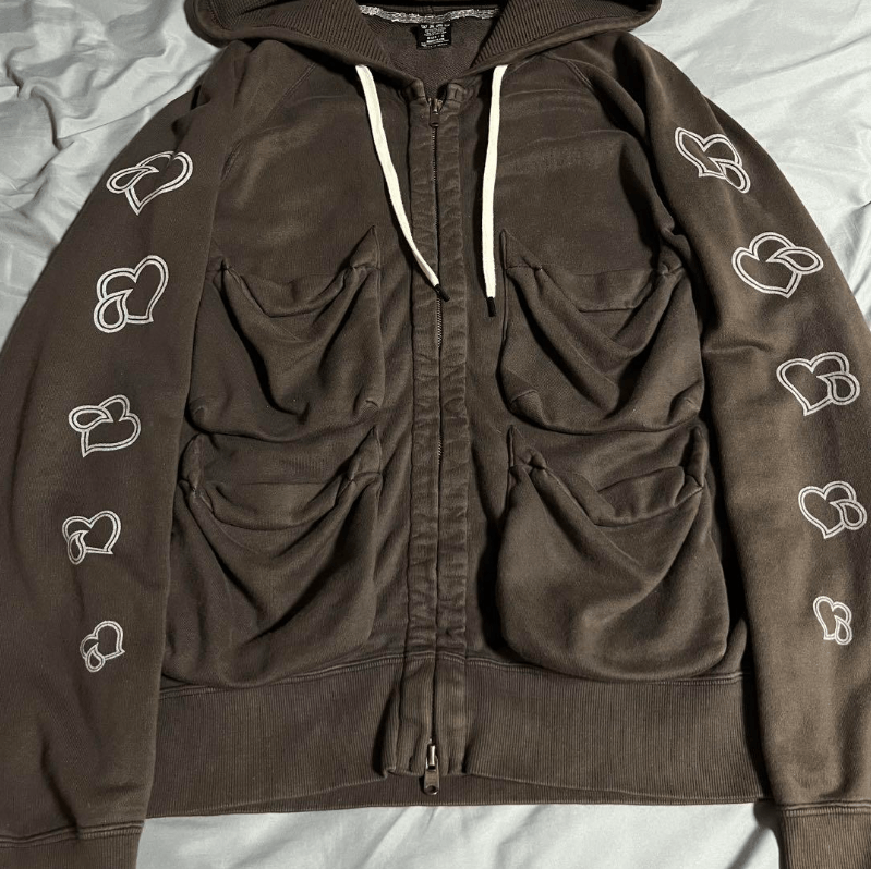 Number (N)ine Archive 00's Crying Heart Hoodie | Grailed