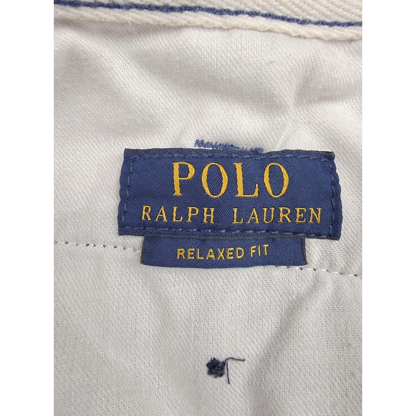 Polo Ralph Lauren Polo Ralph Lauren Shorts Mens 33 Blue Relaxed Fit Chino Cotton Flat Front Pony Size US XS / EU 42 / 0 - 2 Thumbnail