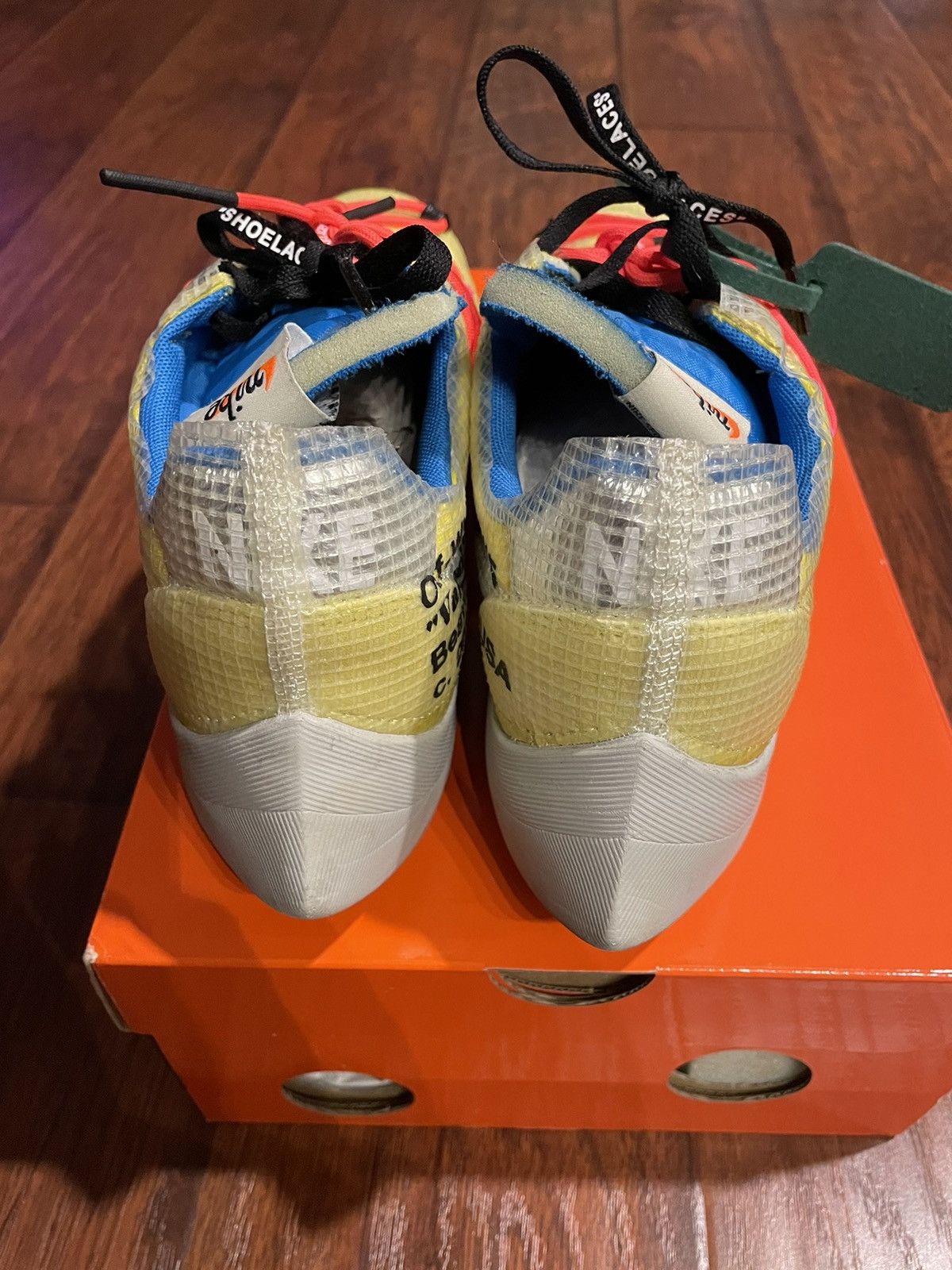 Nike × Off-White × Virgil Abloh Nike Off-White Vapor Street Tour Yellow Size US 9.5 / EU 42-43 - 5 Thumbnail
