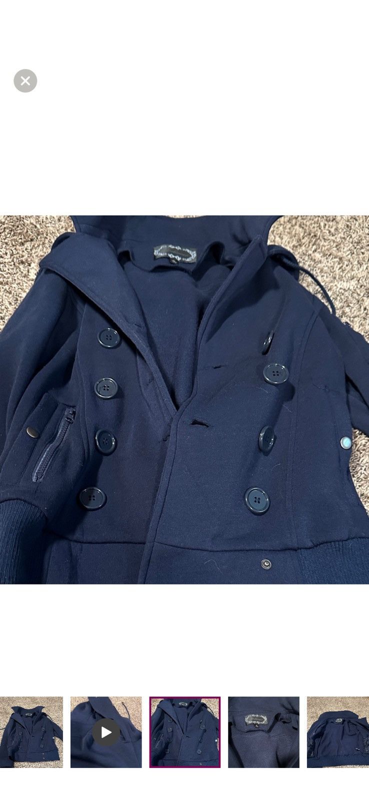 Other Blue coat Size M / US 6-8 / IT 42-44 - 3 Thumbnail