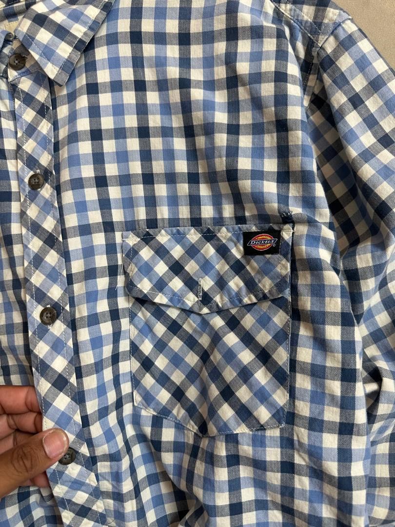 Dickies × Vintage DICKIES CHECKERED BUTTON UP SHIRT Size US XXL / EU 58 / 5 - 4 Thumbnail