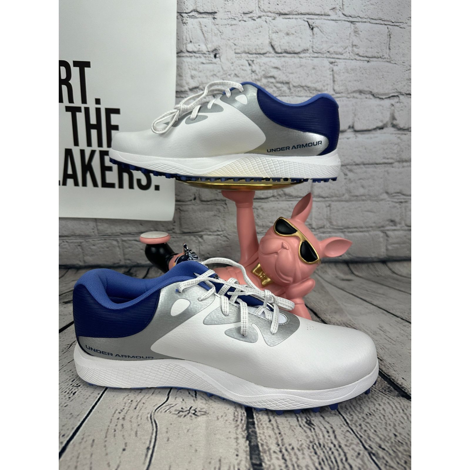 Under Armour Under Armour Golf Cleats Shoes Women 10 Charged Breathe Blue Size US 10 / IT 40 - 6 Thumbnail