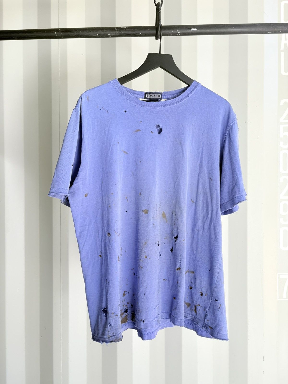 Thrashed Sun Faded Tee Shirt Distressed ERD Grunge