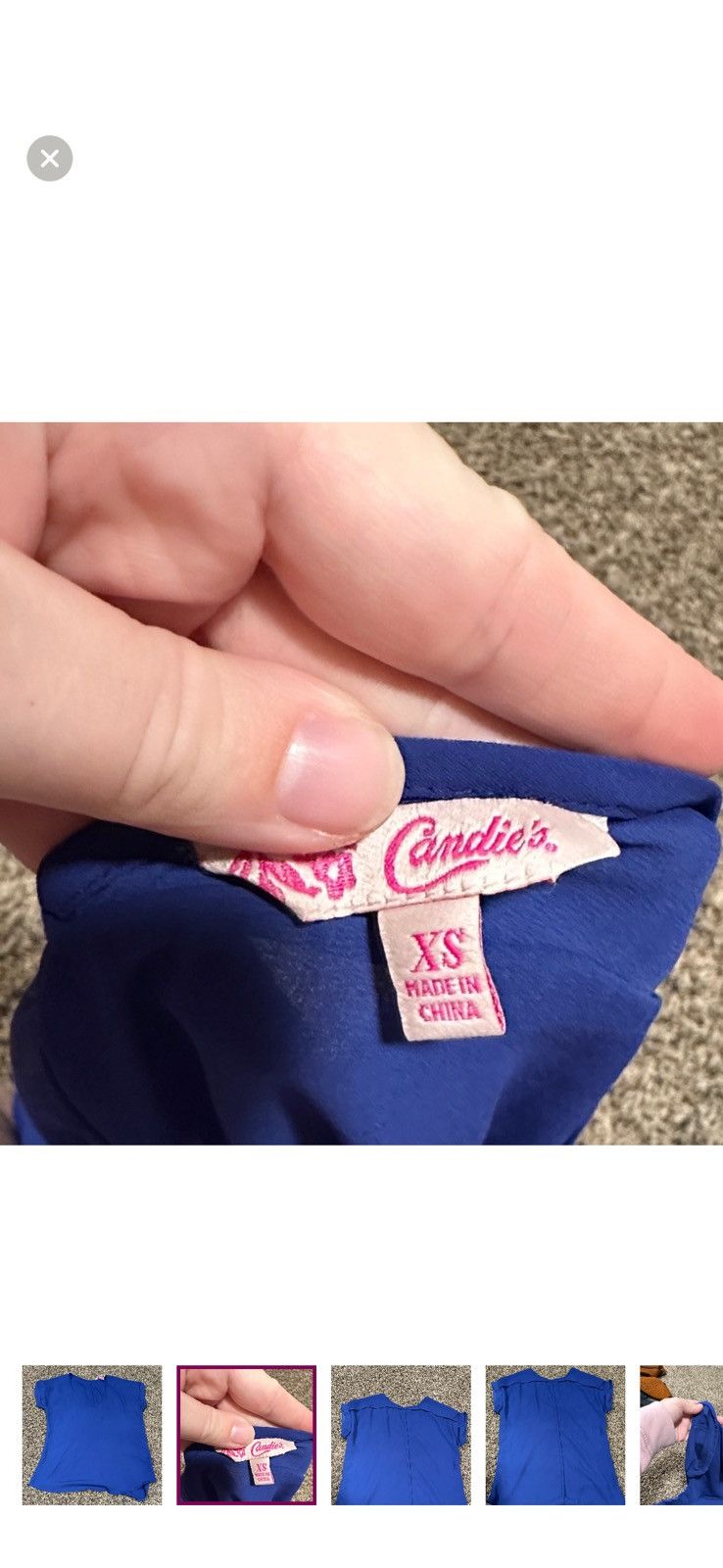 Other Blue blouse Size XS / US 0-2 / IT 36-38 - 1 Thumbnail