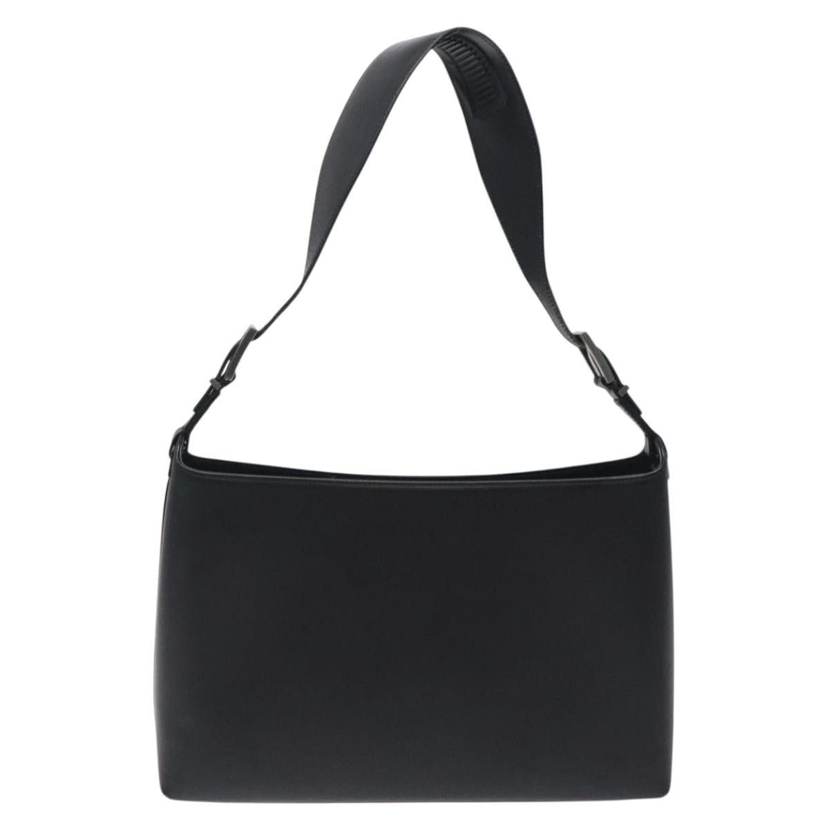 Gucci GUCCI Shoulder Bag Leather Black Silver Size ONE SIZE - 3 Thumbnail