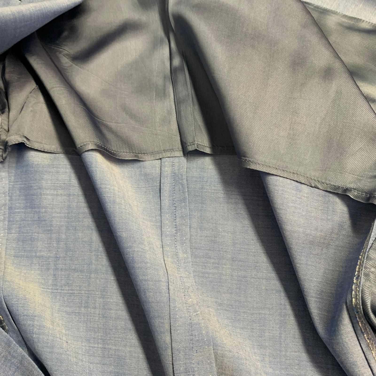 Viktor & Rolf VIKTOR & ROLF Size 42 Blue Virgin Wool Peak Lapel Sport Coat Size 42R - 15 Thumbnail